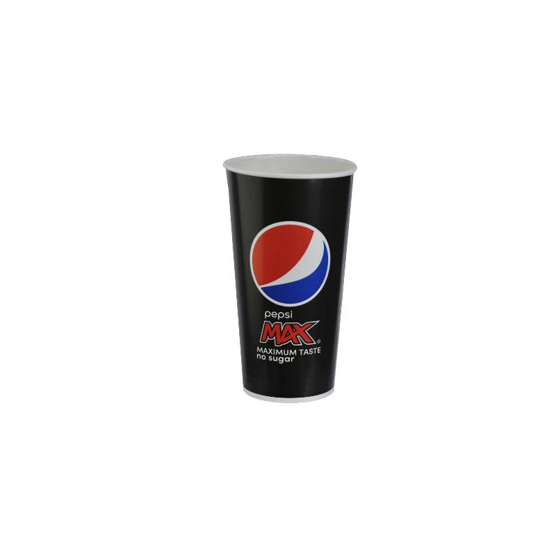 Pepsi Max Papbæger 1 l Ø115x188 mm 500 stk