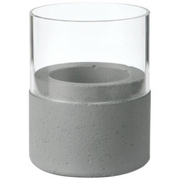DUNI GO NEAT Lysestage Mørkegrå Glas 70x 61 mm 10 stk (192646)