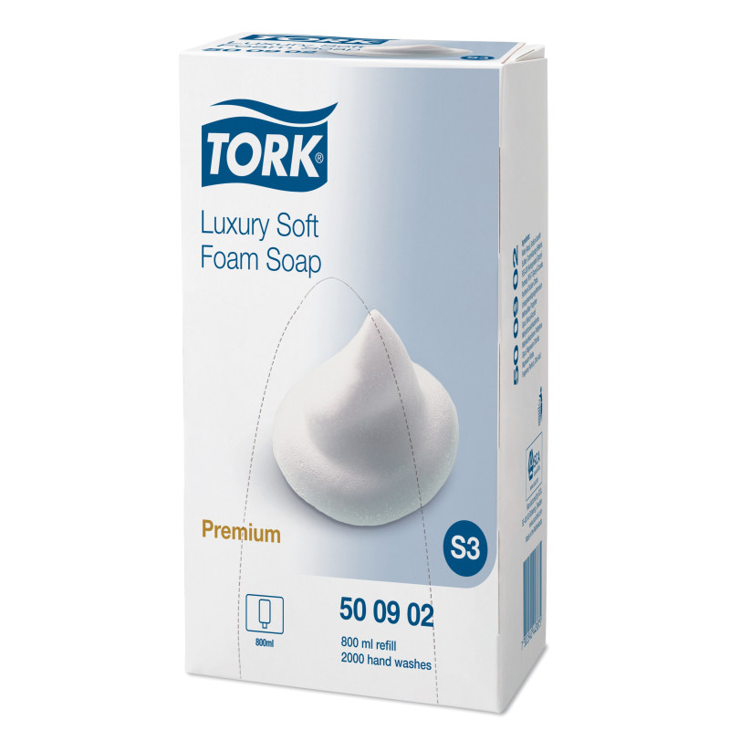 TORK Skumsæbe Luksus S3 4 x 800 ml Med parfume (500902)