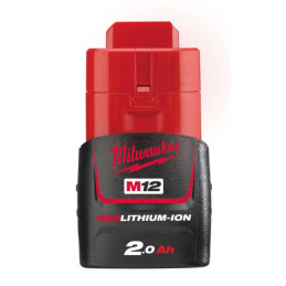 Milwaukee M12 B2,0 Ah batteri (4932430064)