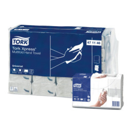 TORK Håndklædeark H2 2-lag 3800 ark Hvid Xpress Multifold