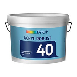 Dyrup Acryl 40 Lys råhvid, 2,5 ltr Panelmaling