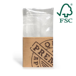 Snackbag / Sandwichpose 21,5x13 cm, 1000 uden print - FSC