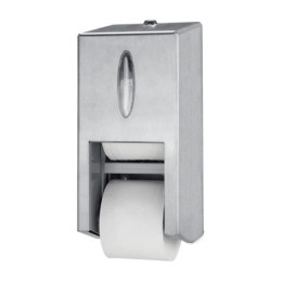 TORK Dispenser Toiletpapir T7 Alu/Stål Mid-SizeTwin uden hylse