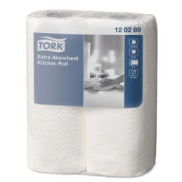 TORK Køkkenrulle 2-lag 15,4 m 12 x 2 rl Ekstra Plus H:23 cm
