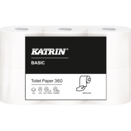 Katrin Toiletpapir 2-lag P 51,2 m, Natur Basic, 42 rl (102930)