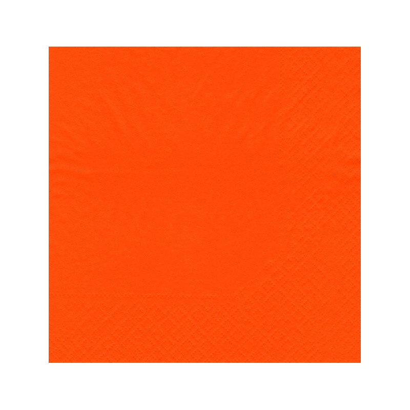 Serviet 2-lag 33x33 Orange 2400 stk GastroLine 1/4 fold