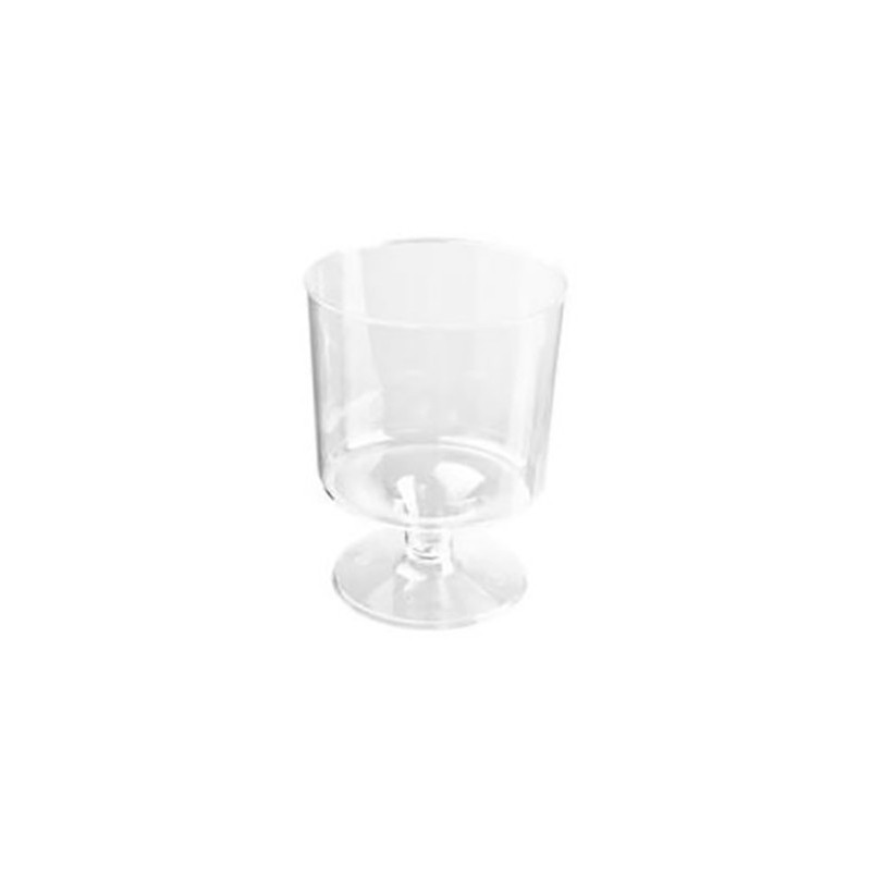 Hvidvinsglas, klar plast, 17 cl, 540 stk 8,6 x 6,6 cm