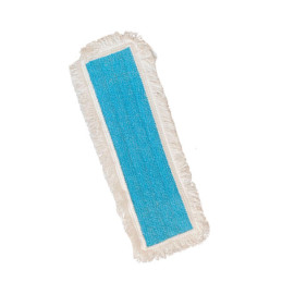 Dust exit lommemop 40 cm 5 stk Blå microfiber med lukkede