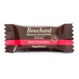 Bouchard Mørk Chokolade 72%, 200 stk 5 gr. stykker