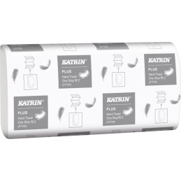 Katrin Håndklædeark Z-fold 2-lag Hvid Plus 23.5 x 25 cm 3024