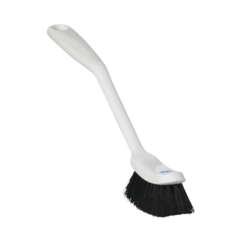 Vikan Opvaskebørste 280 mm Medium Hvid Smal Sorte børster (4280)