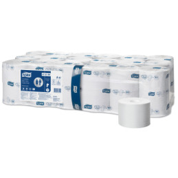TORK Toiletpapir T7 2-lag 112 m 36 rl Hvid MidSize Compact uden
