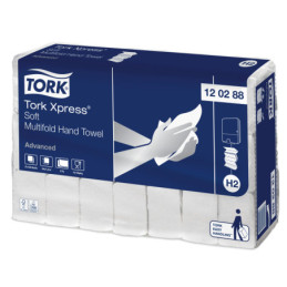 TORK Håndklædeark W H2 2-lag 2856 ark Hvid Xpress Multifold