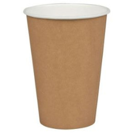 Kaffebæger brun 20 cl 1 sidet, 2500 stk Gastro-Line, pap med