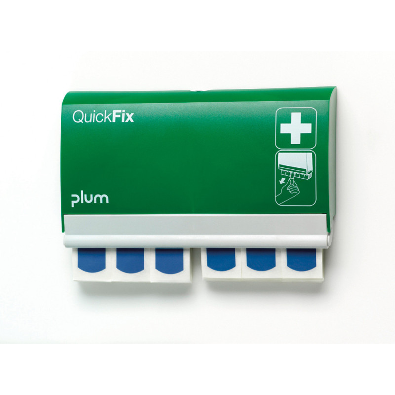 QuickFix Plasterdisp. med blå detectable Inkl 2 x 45 blå