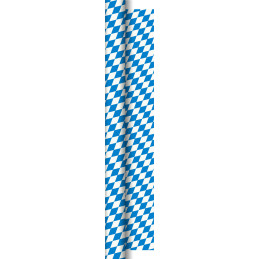 DUNI Rulledug Bayernraute 4 x 50 m Blå/hvid harlekinmønster