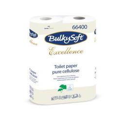 BulkySoft Toiletpapir 4-lag P 20,25 m Hvid Excellence 10 x 6 rl
