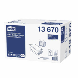 TORK Xpressnap N4 2-lag 4000 stk Hvid Interfold Serviet Premium