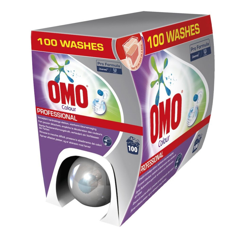Omo Pro Flydende tøjvask 7,5 l Bag-in-Box Til kulørt tøj